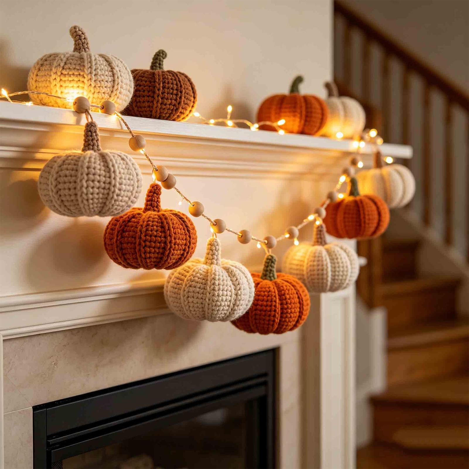String Light Outdoor - Luzes de Halloween para Lareira Interna,