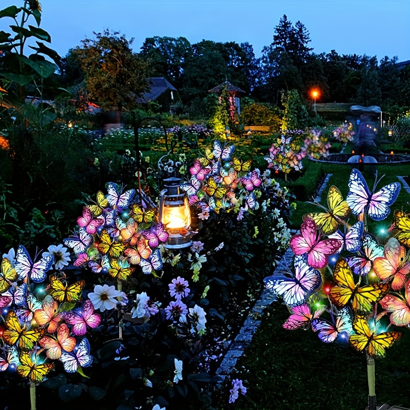 String Light Outdoor - Solar led borboleta luzes do jardim