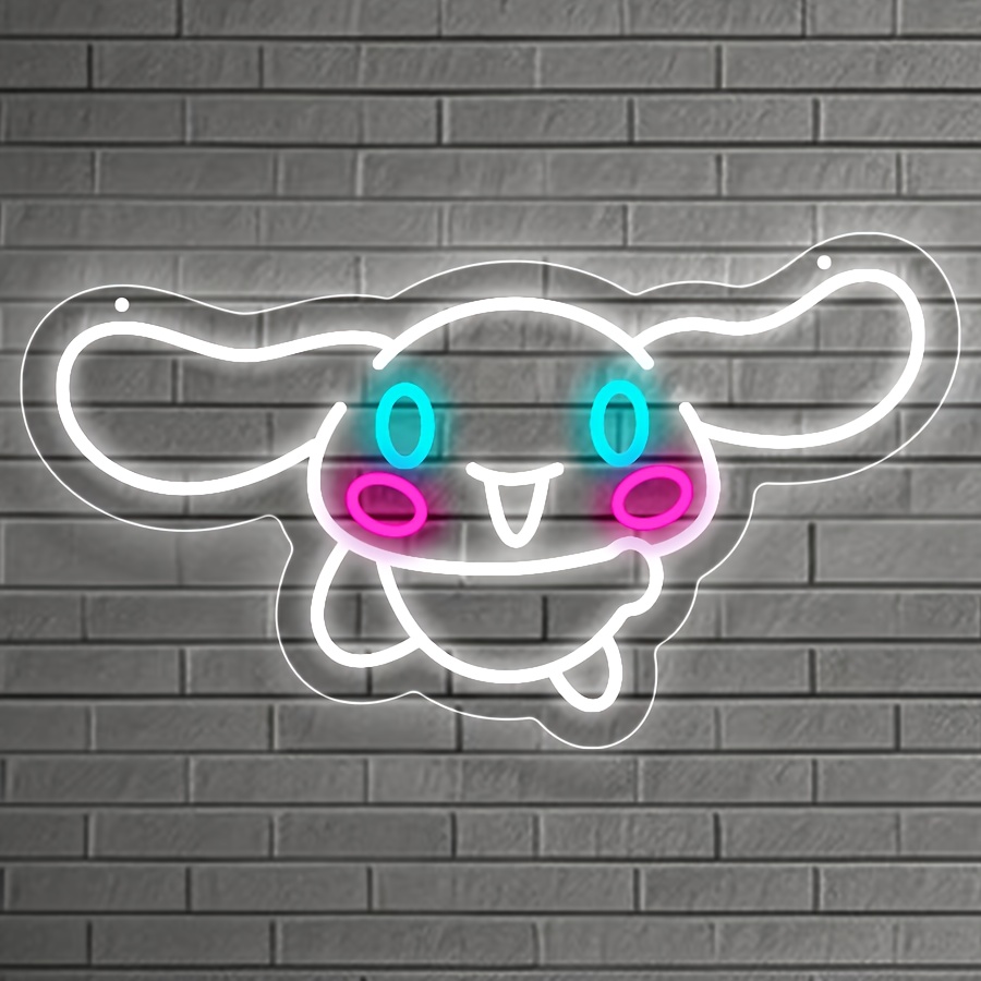 Bedroom Lighting Decor Ideas - Letreiro de Neon de Coelho Fofo