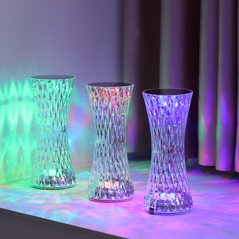 Room Lighting Bedroom Decor - Luminárias de Mesa de Cristal para
