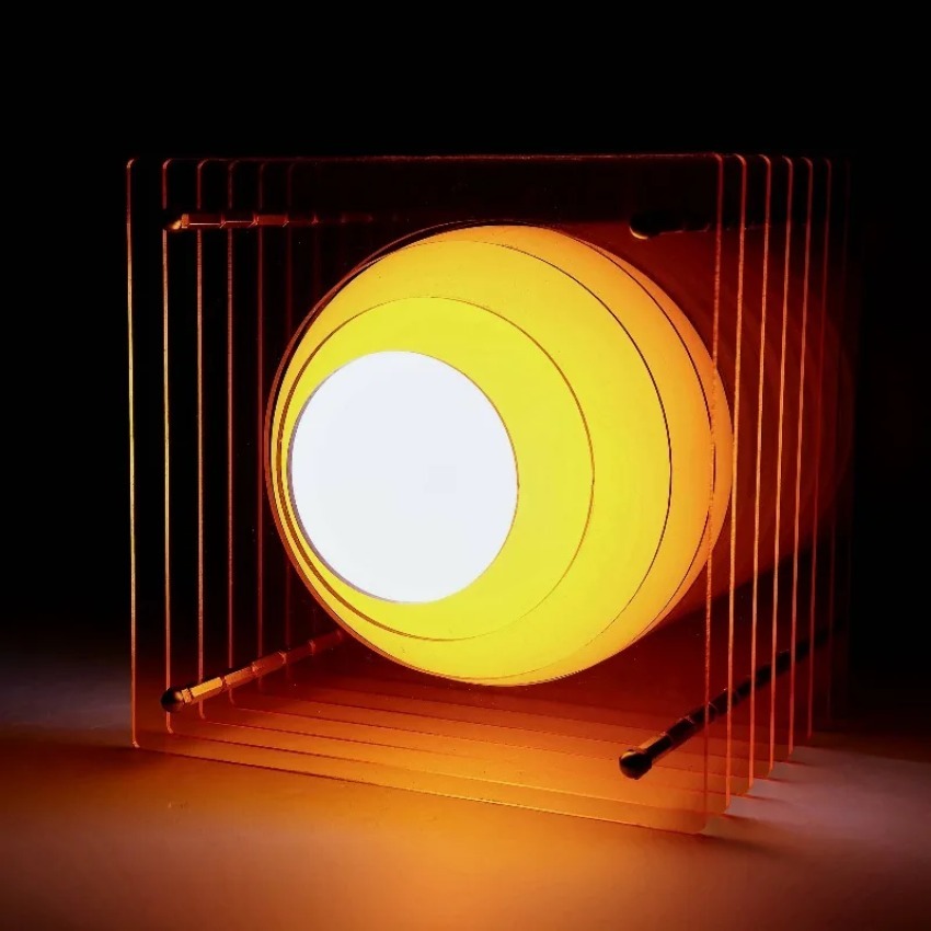 Lighting Decor Home - Diy acrílico mil camadas lâmpada lua