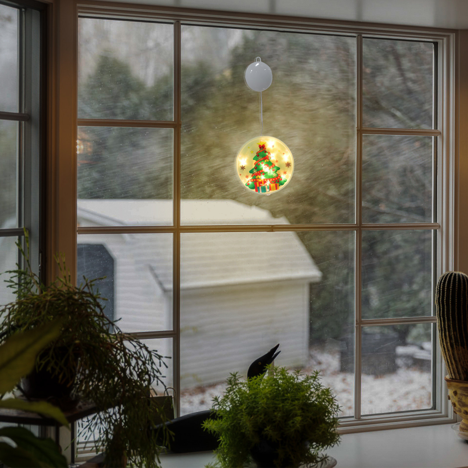 Elements Lighting Decor - 1 unidade de luz LED suspensa