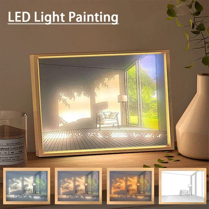 Lighting Room Decor Photo - Pintura decorativa de luz led, tomada
