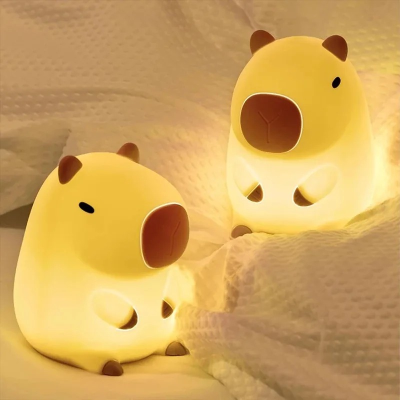 Decor Lighting Sales - Luminária Noturna de Capivara Fofa em