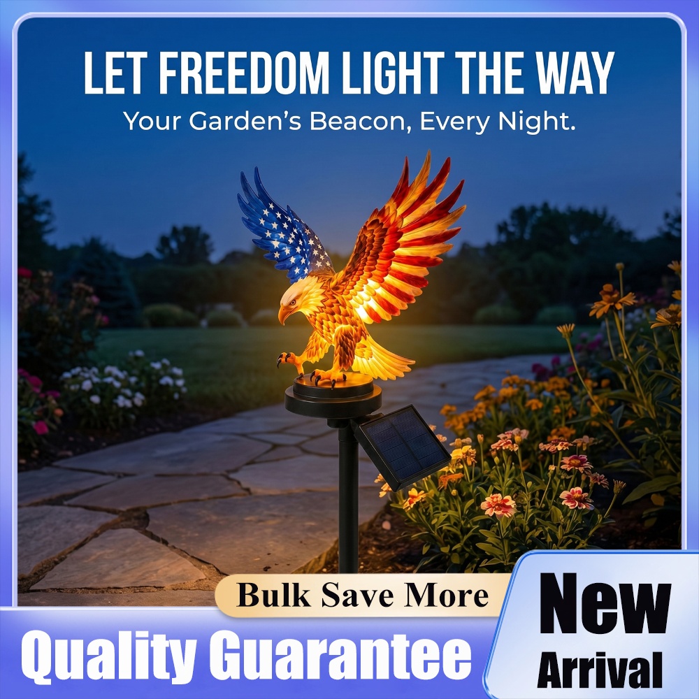 Yard Lighting Decor - Luzes Decorativas de Águia com Energia