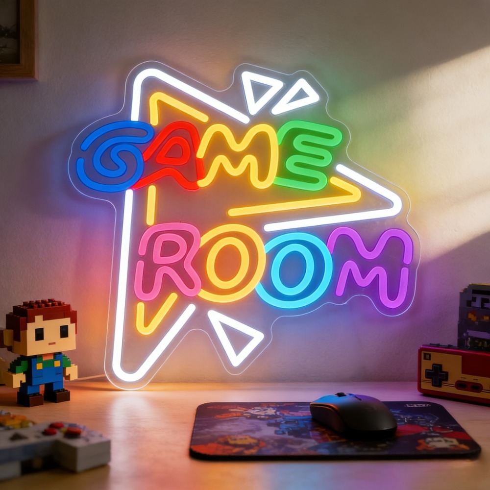 Bedroom Lighting Decor Ideas - Letreiro LED Neon para Sala de