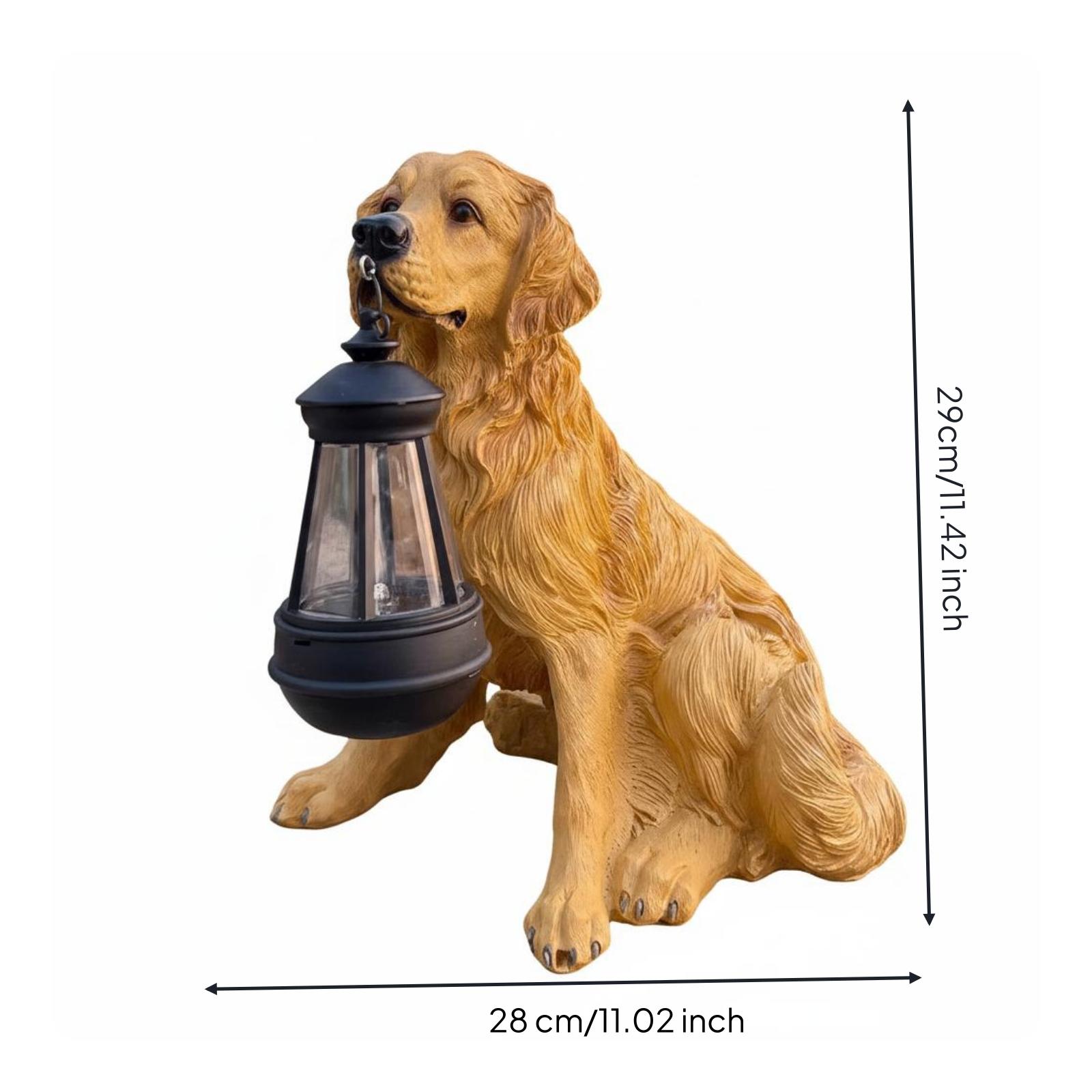 Yard Lighting Decor - Escultura Decorativa de Resina em Forma
