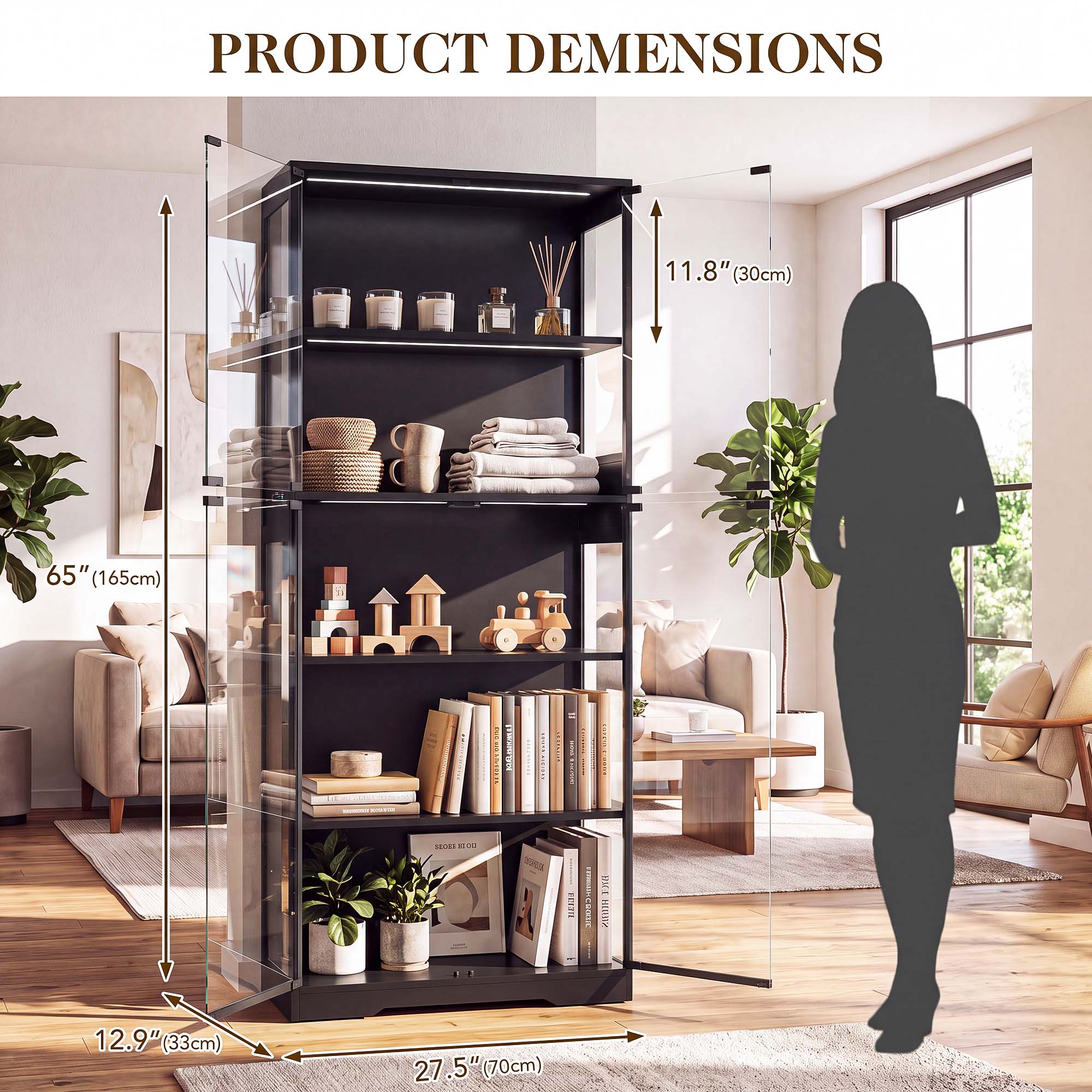 Armário Expositor TCGBKAF de 5 - Lighting Decor Home avaliação e preço