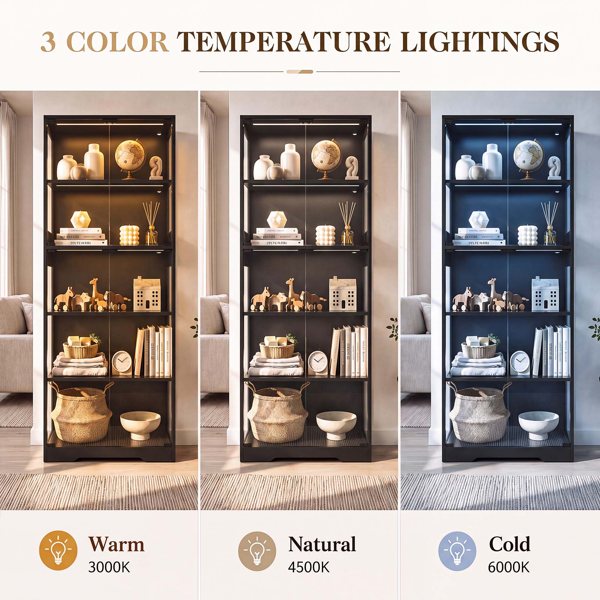 Armário Expositor TCGBKAF de 5 - Lighting Decor Home avaliação e preço