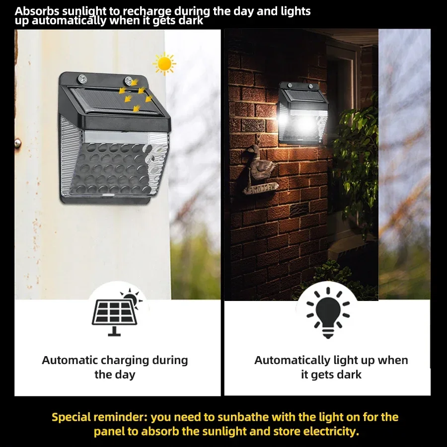 Luz Solar LED com Sensor de Mo - Wall Decor Lighting avaliação e preço