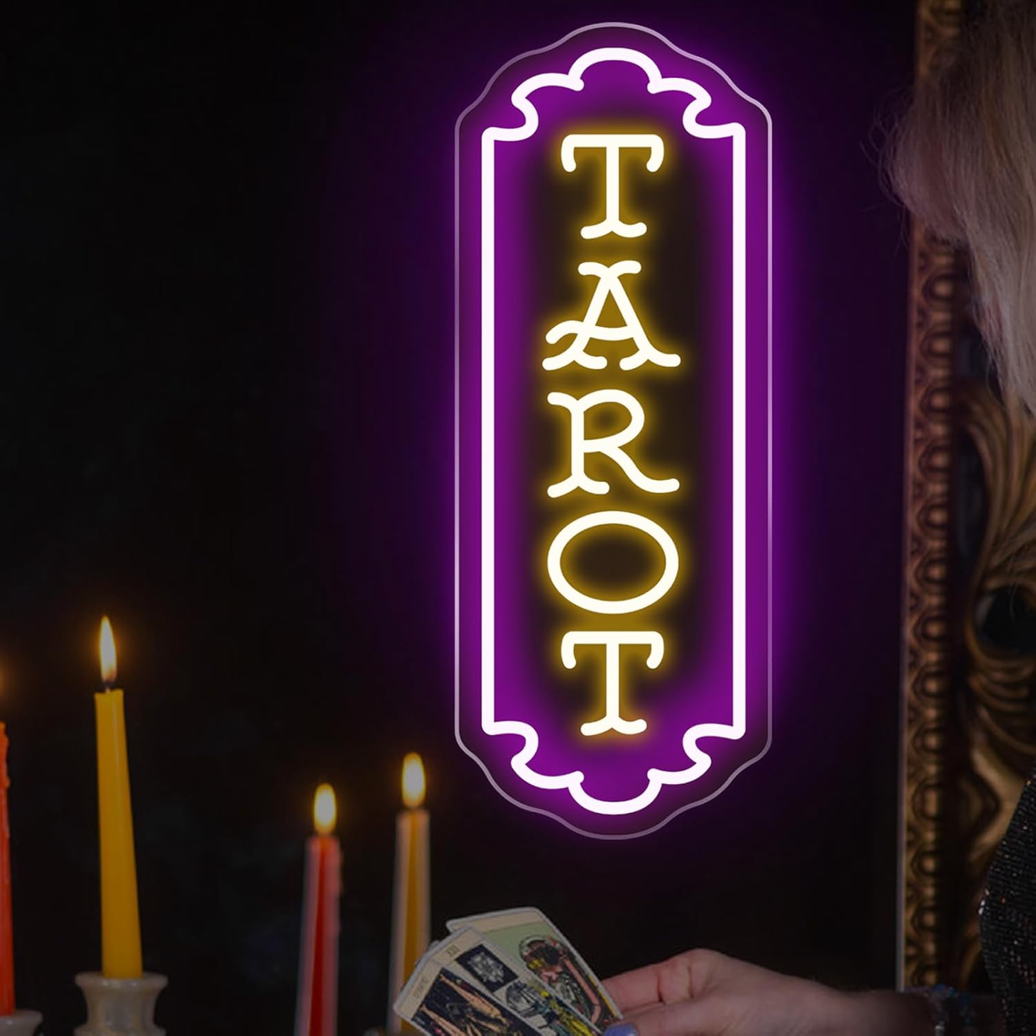Letreiro de Neon Tarot com Ali - Wall Decor Lighting avaliação e preço