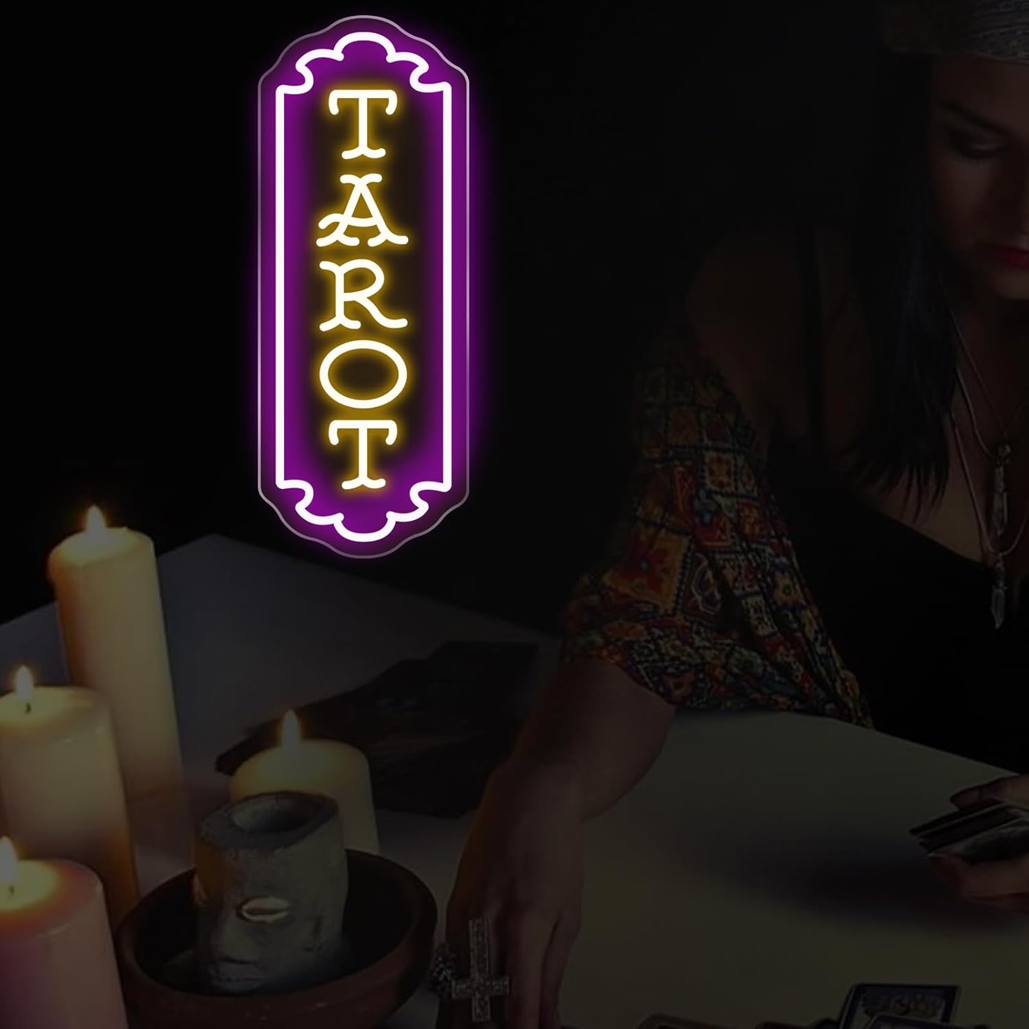 Letreiro de Neon Tarot com Ali - Wall Decor Lighting avaliação e preço
