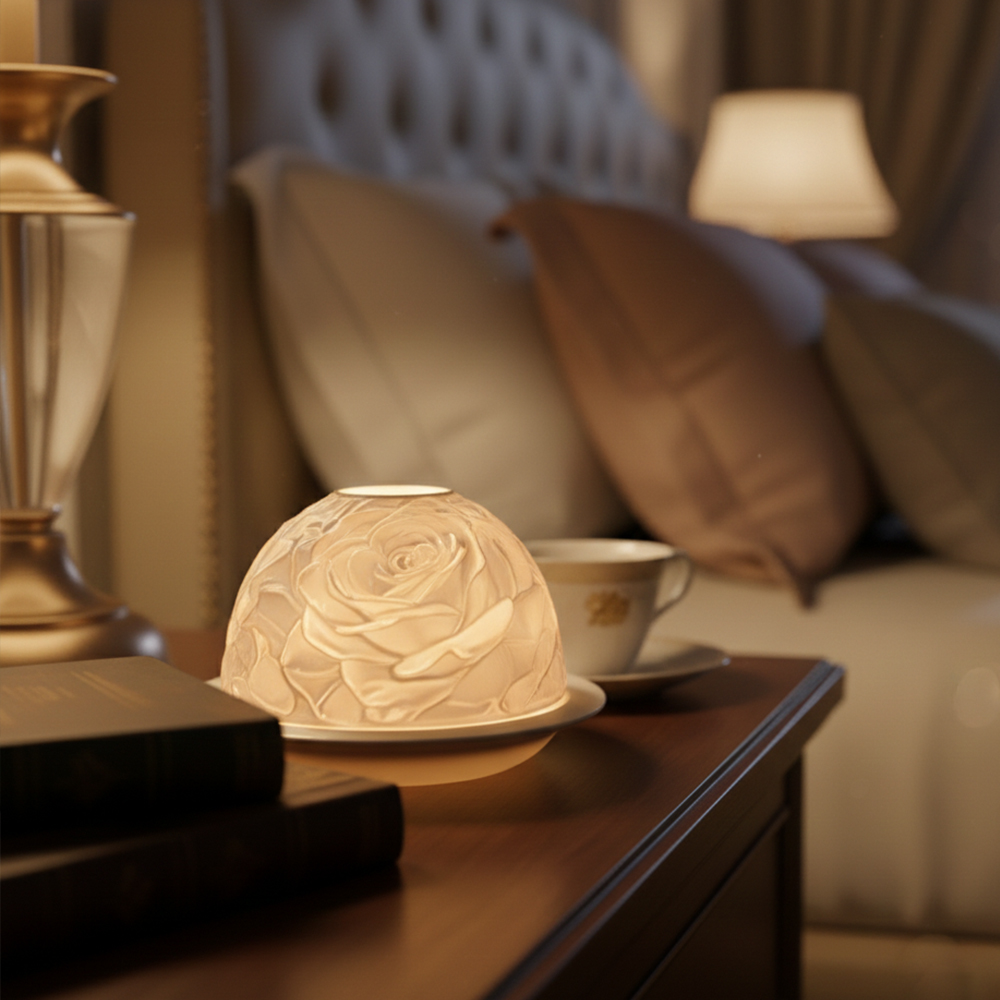 Suporte de vela de porcelana r - Room Lighting Bedroom Decor avaliação e preço
