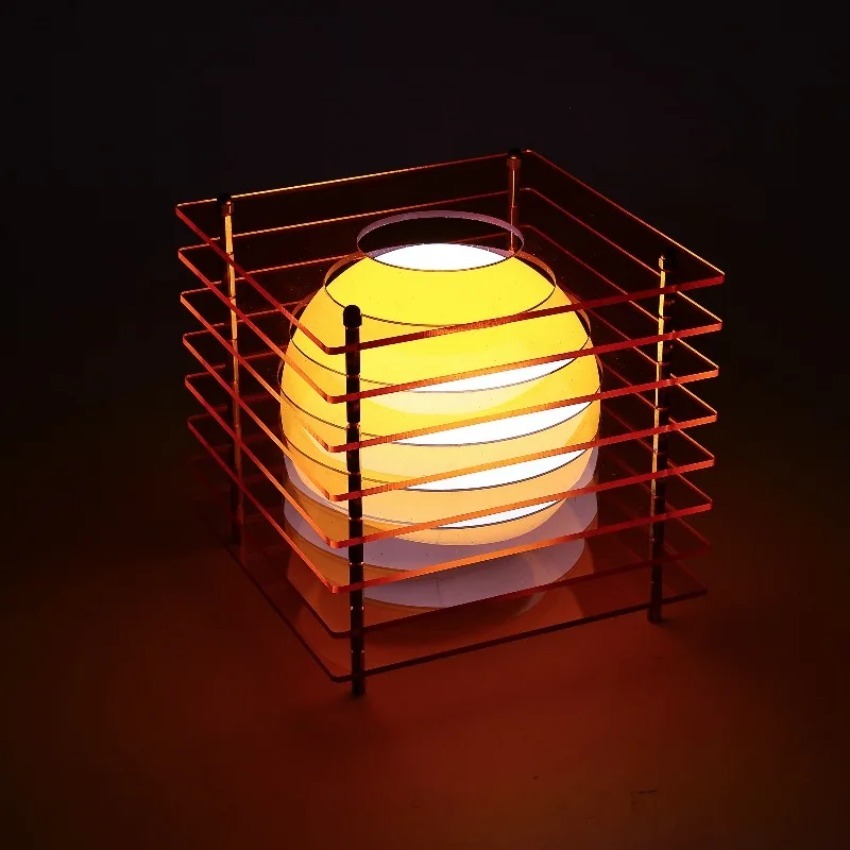 Diy acrílico mil camadas lâmpa - Lighting Decor Home avaliação e preço