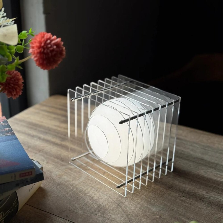 Diy acrílico mil camadas lâmpa - Lighting Decor Home avaliação e preço