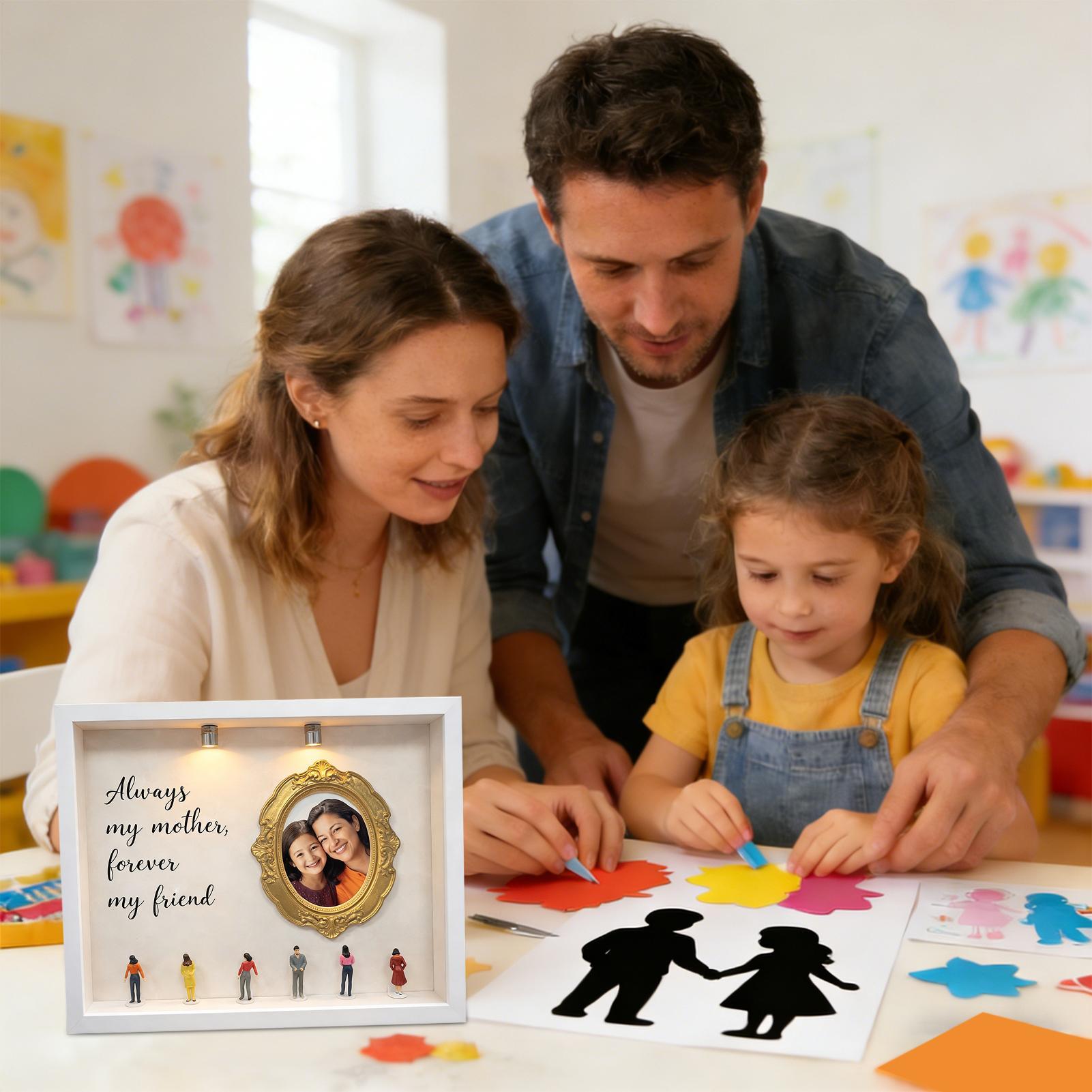 Kit com Luzes, Figuras e Porta - Lighting Room Decor Photo avaliação e preço