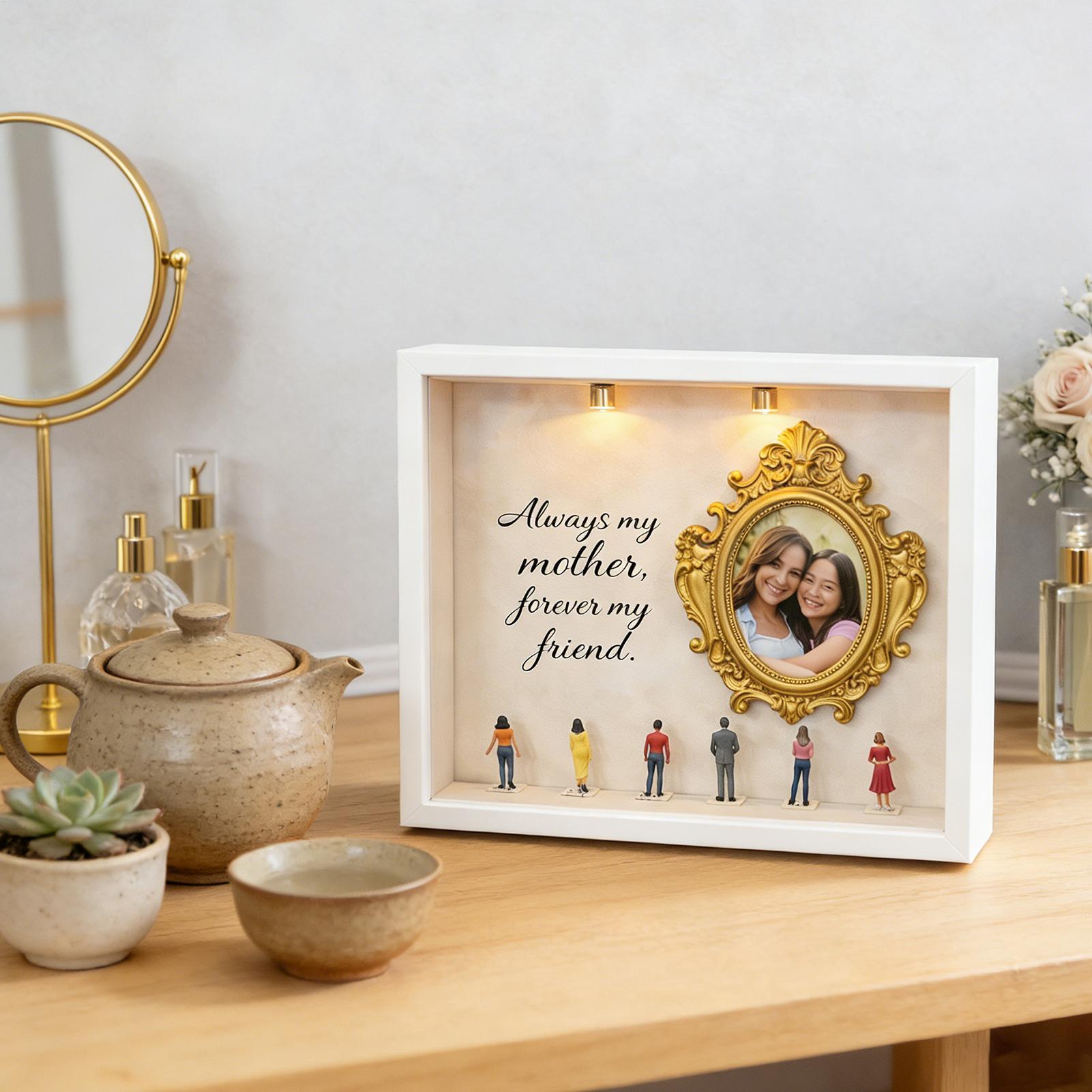 Kit com Luzes, Figuras e Porta - Lighting Room Decor Photo avaliação e preço