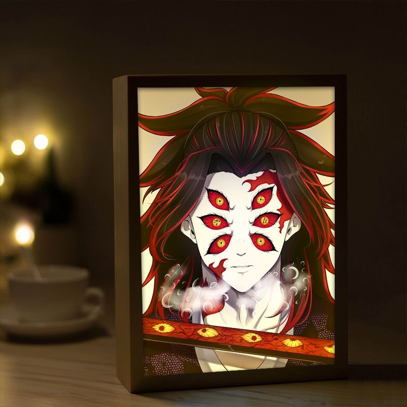 Demon slayer figuras de ação p - Lighting Room Decor Photo avaliação e preço