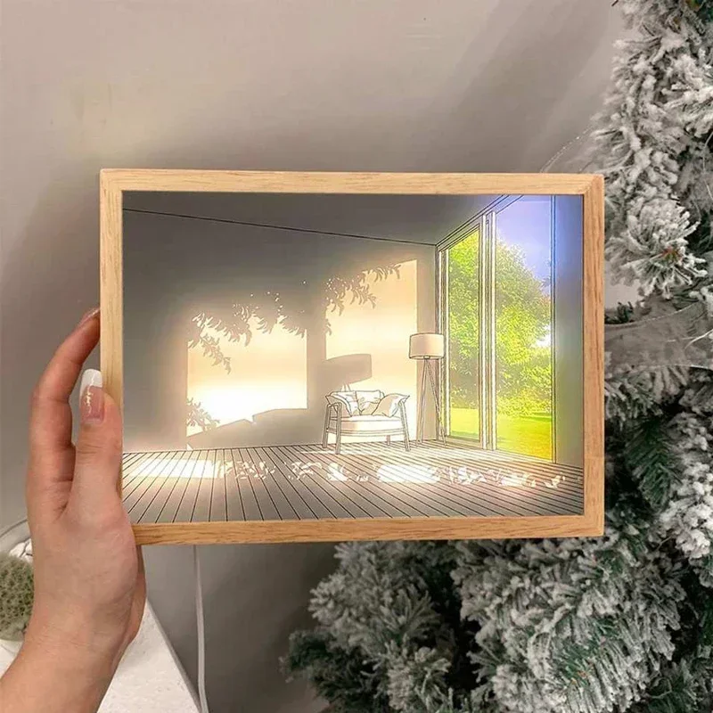 Pintura decorativa de luz led, - Lighting Room Decor Photo avaliação e preço