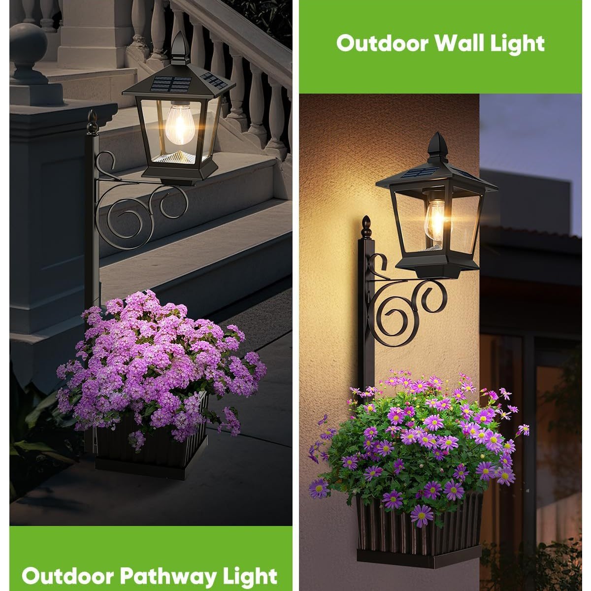 Luminária Solar 2 em 1 à Prova - Wall Decor Lighting avaliação e preço