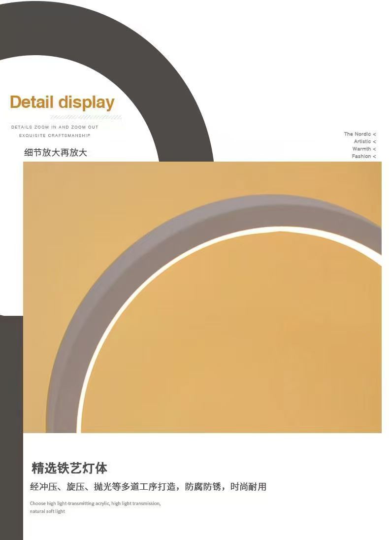 20cm led simples anel circular - Room Lighting Bedroom Decor avaliação e preço