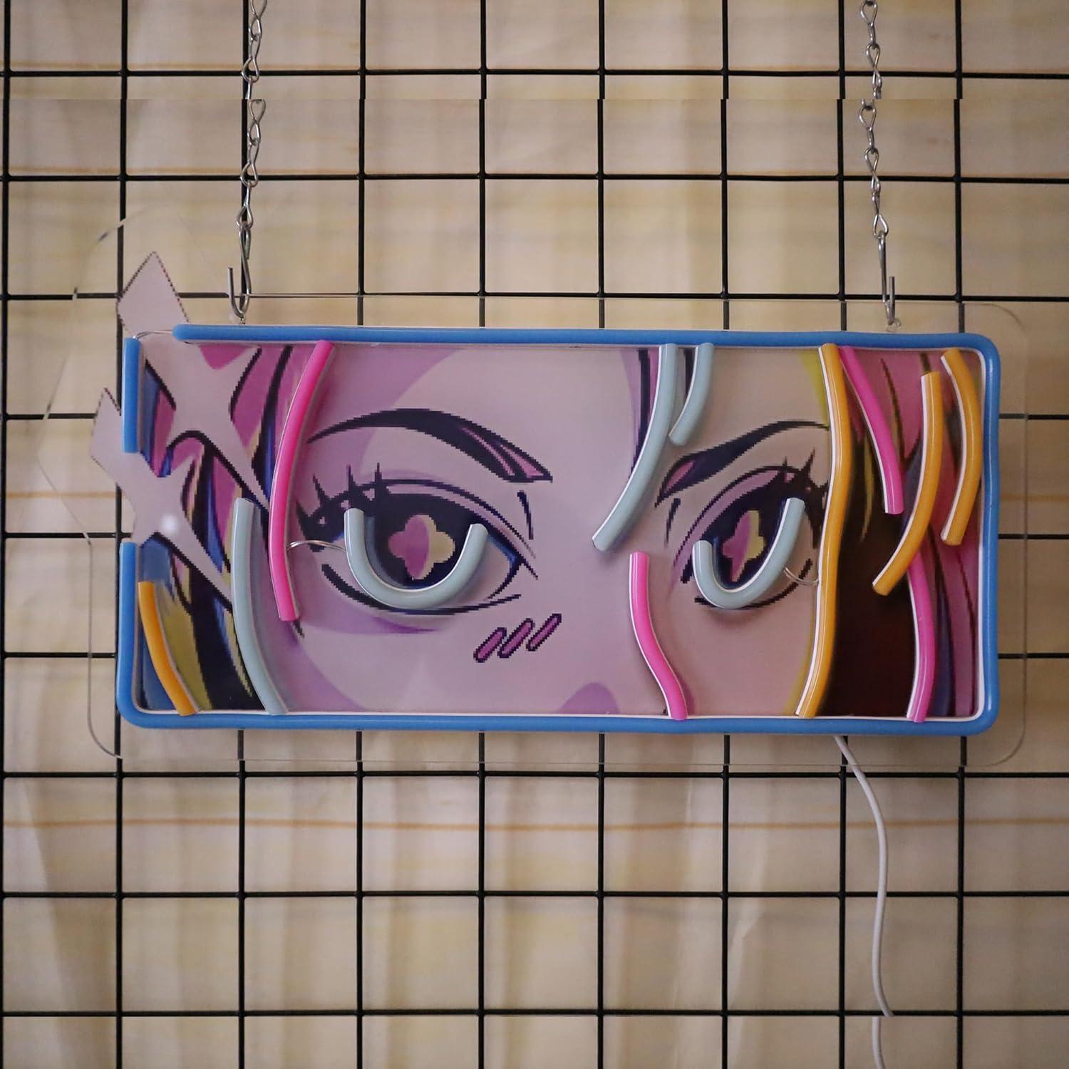 Letreiro Neon Olhos Apaixonado - Wall Decor Lighting avaliação e preço