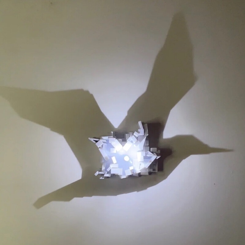Luz Noturna 3D com Efeito de S - Lighting Decoration On Wall avaliação e preço