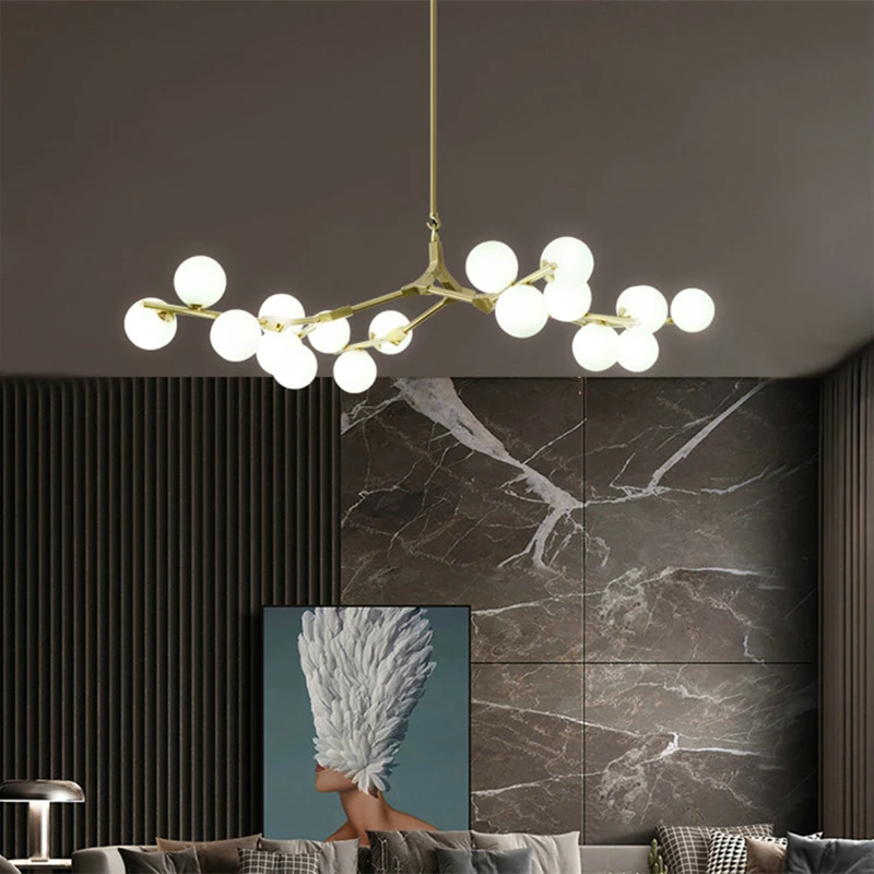 Molecular Glass Ball Chandelie - Decor Lighting Sales avaliação e preço