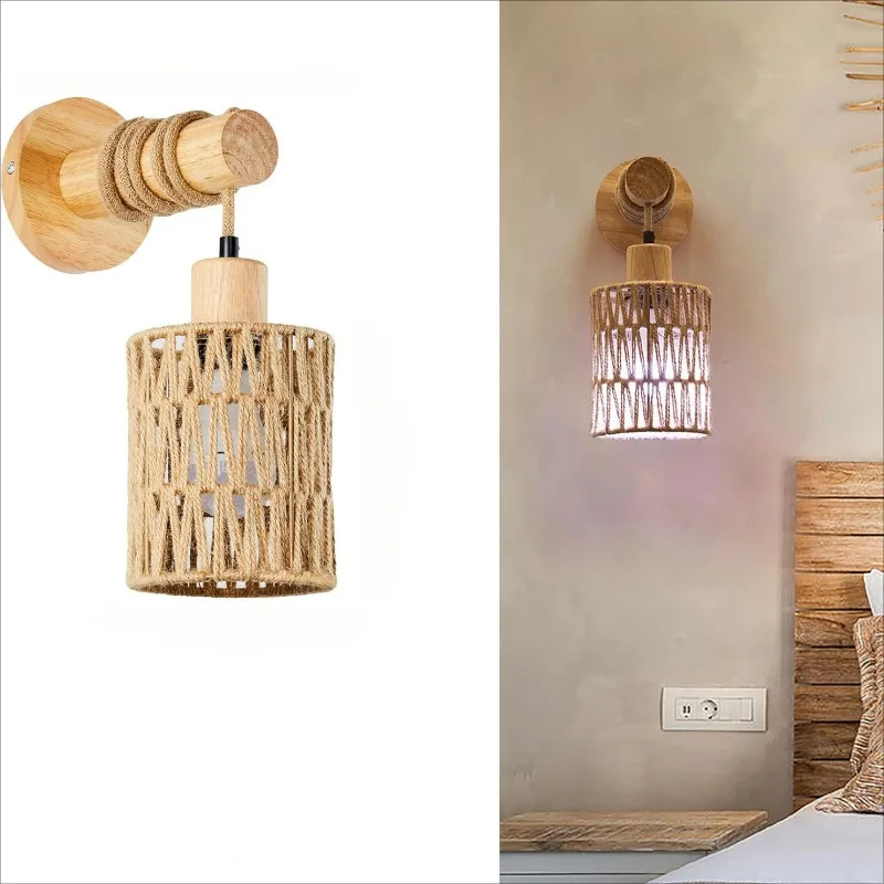 Corda de cânhamo design cabece - Lighting Decoration On Wall avaliação e preço
