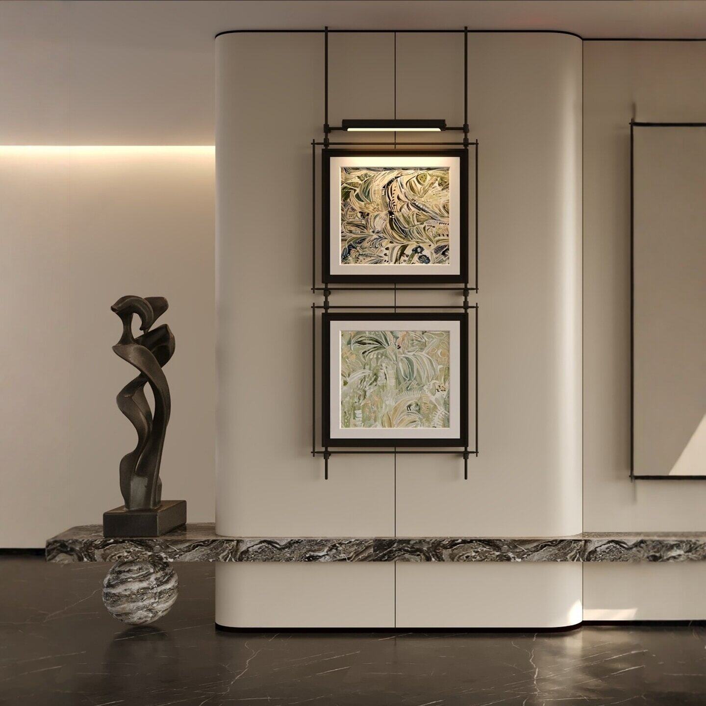 Pintura Decorativa em Metal Es - Lighting Decoration On Wall avaliação e preço
