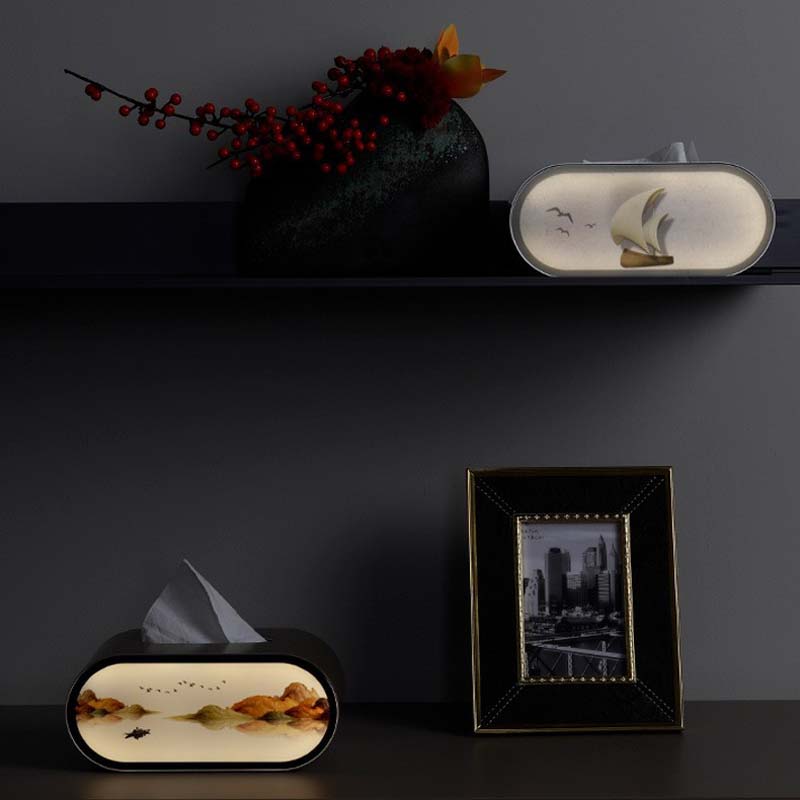 Caixa de tecido com luz noturn - Bedroom Lighting Decor Ideas avaliação e preço