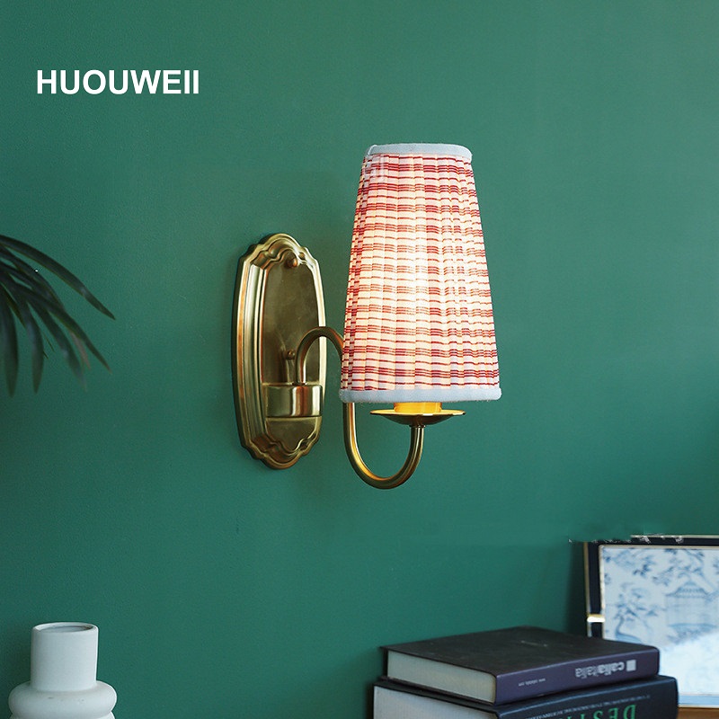 Retro tecido lâmpada de parede - Elements Lighting Decor avaliação e preço