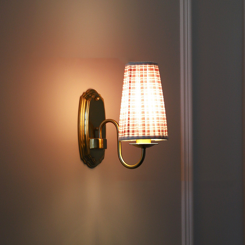 Retro tecido lâmpada de parede - Elements Lighting Decor avaliação e preço